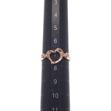 ティファニー TIFFANY&Co. オープンハート 7号 60151536 リング K18ピンクゴールド レディース【中古】【Aランク】