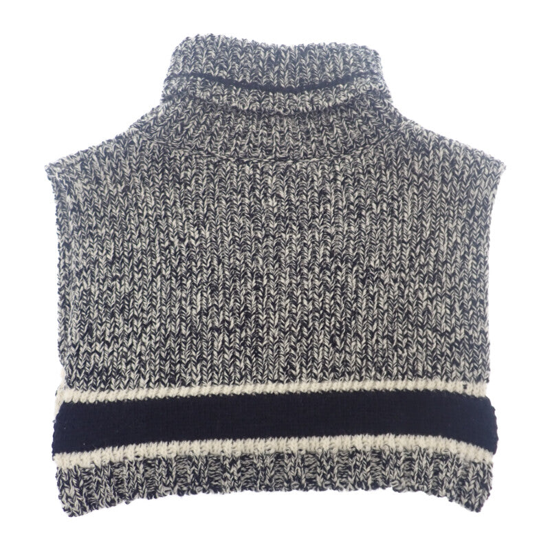 ディオール Dior タートル 11DWI316I007 ネックウォーマー ウール カシミヤ ブラック レディース【中古】【Aランク】