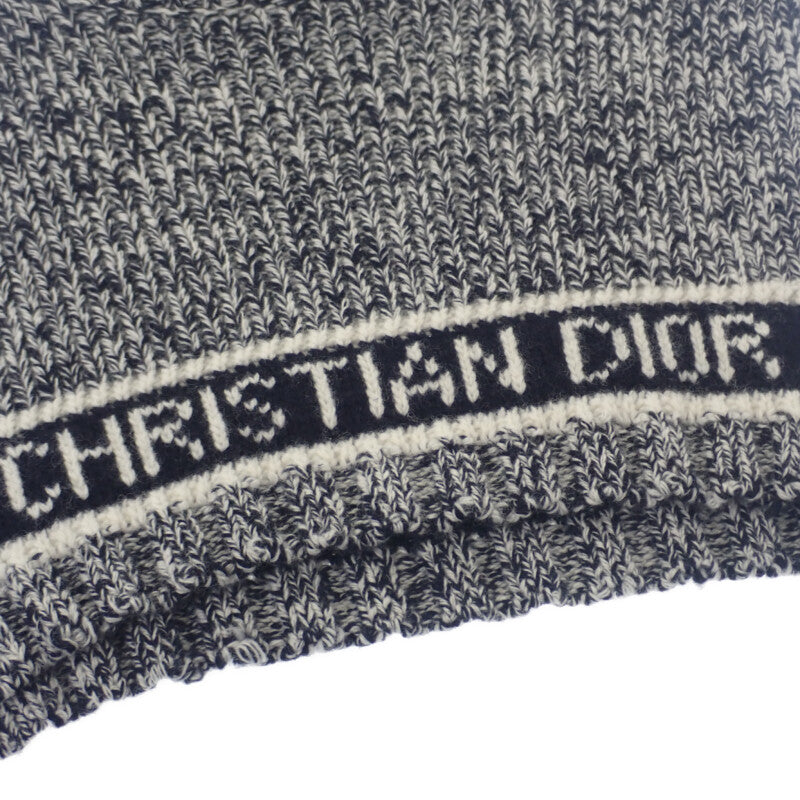 ディオール Dior タートル 11DWI316I007 ネックウォーマー ウール カシミヤ ブラック レディース【中古】【Aランク】