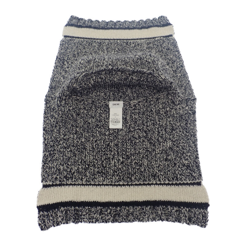 ディオール Dior タートル 11DWI316I007 ネックウォーマー ウール カシミヤ ブラック レディース【中古】【Aランク】