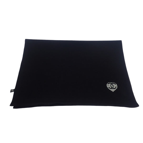 シャネル CHANEL ココマーク AAA738 B19157 94305 マフラー カシミヤ ブラック レディース【中古】【Aランク】