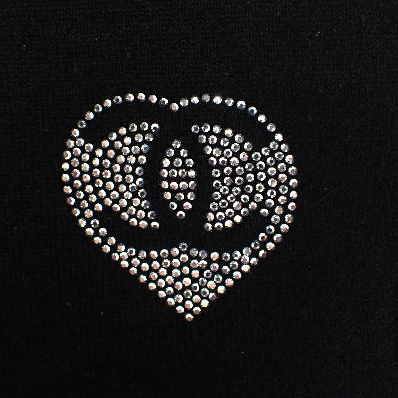 シャネル CHANEL ココマーク AAA738 B19157 94305 マフラー カシミヤ ブラック レディース【中古】【Aランク】