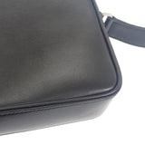 セリーヌ CELINE ミディアムメッセンジャー 194503DOT.38SI ショルダーバッグ カーフ ブラック シルバー金具 レディース メンズ ユニセックス【中古】【ABランク】