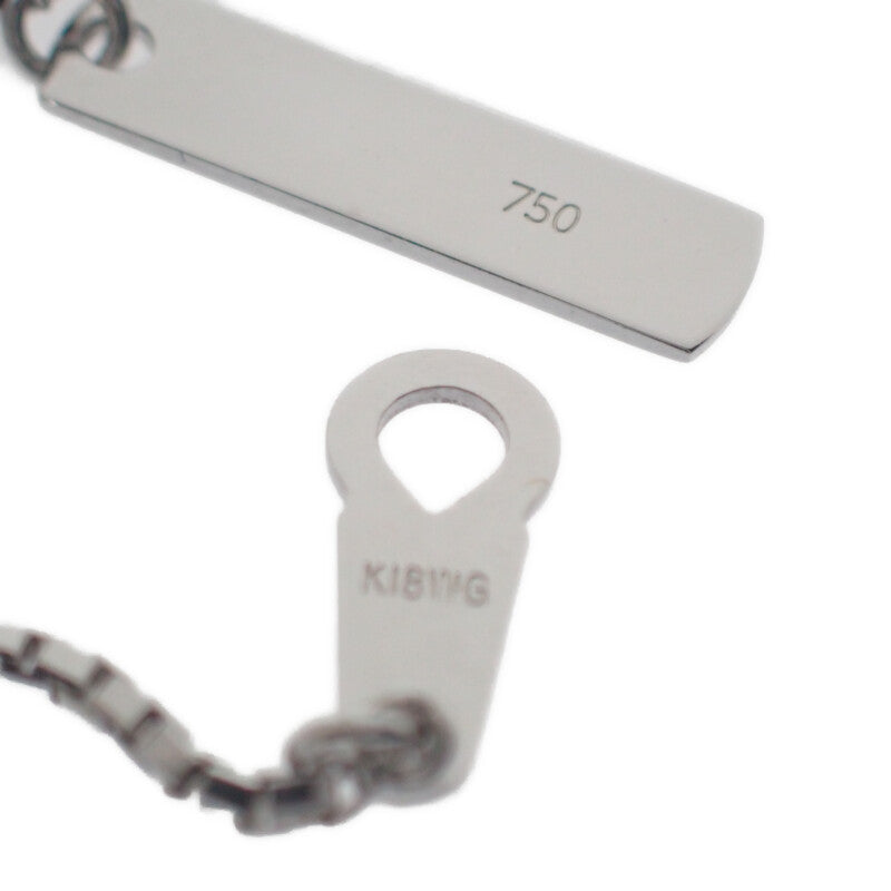 タサキ TASAKI クラスター スウィング P-13524-WGK18 ネックレス K18ホワイトゴールド パール ホワイト シルバー ダイヤモンド レディース【中古】【Aランク】