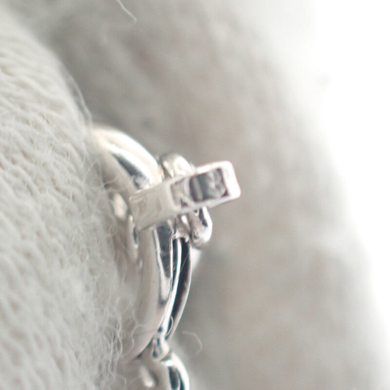 タサキ TASAKI クラスター スウィング P-13524-WGK18 ネックレス K18ホワイトゴールド パール ホワイト シルバー ダイヤモンド レディース【中古】【Aランク】