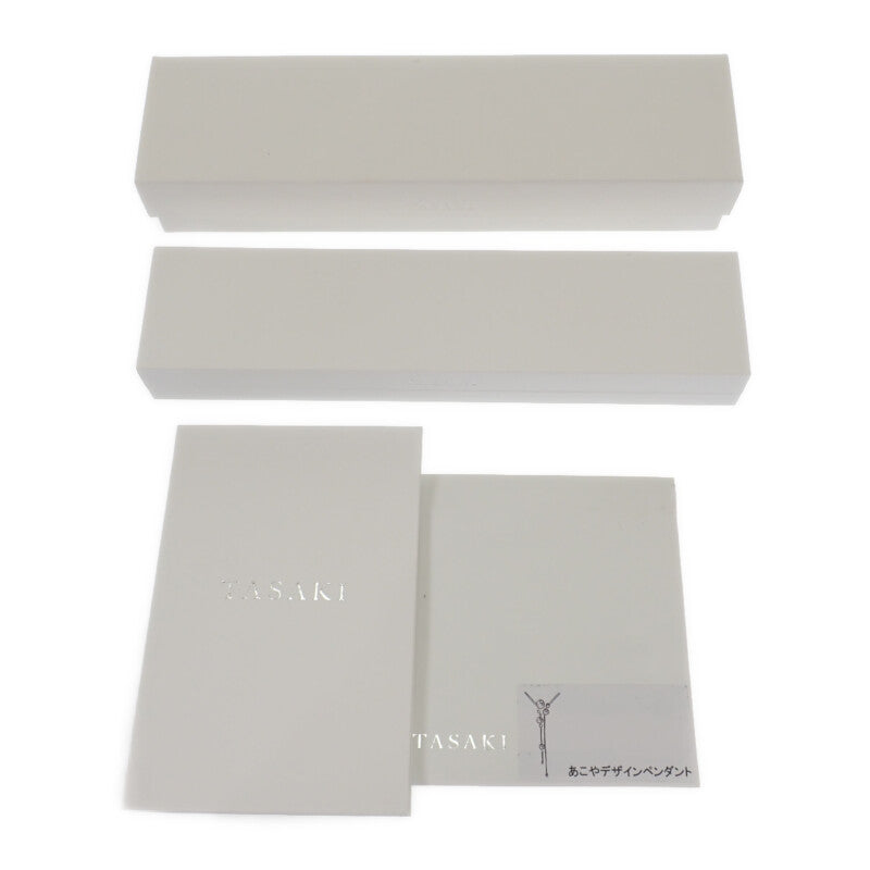 タサキ TASAKI クラスター スウィング P-13524-WGK18 ネックレス K18ホワイトゴールド パール ホワイト シルバー ダイヤモンド レディース【中古】【Aランク】