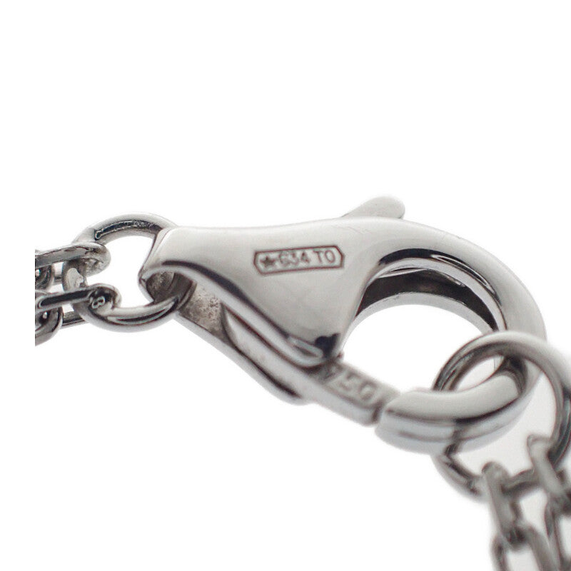 希少 未使用品 カルティエ Cartier 両面ダブルミラー シルバー925 カルティエ CARTIER ラブ サークル B7219400 ネックレス K18ホワイト