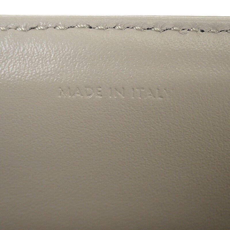 セリーヌ CELINE マトラッセモノクローム 111273EPZ.02TR ショルダーバッグ ゴートレザー アイボリー ゴールド金具 レディース【中古】【Aランク】