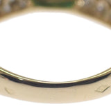 その他 otherメレリオ・ディ・メレー MELLERIO dits MELLER エメラルド 14号 リング K18イエローゴールド グリーン エメラルド ダイヤモンド レディース【中古】【Aランク】