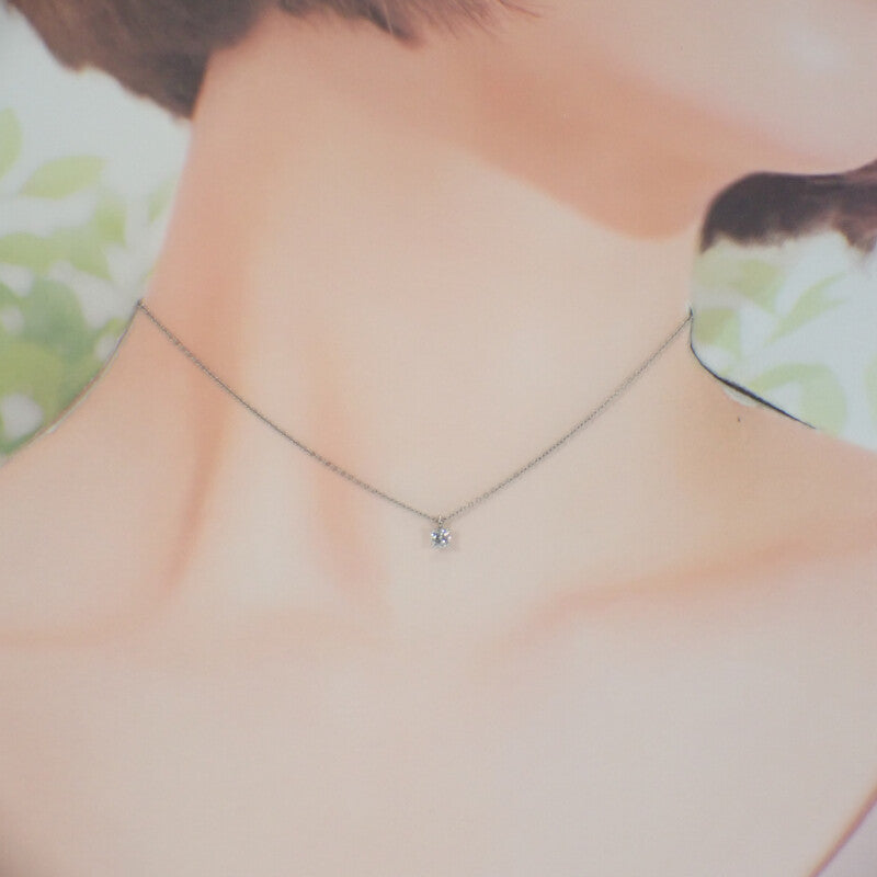 ティファニー TIFFANY&Co. ソリティアペンダント ネックレス Pt950
