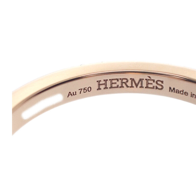 エルメス HERMES シェーヌ・ダンクル・コントゥール MM 13号 H122605B リング K18ピンクゴールド ダイヤモンド レディース【中古】【Aランク】