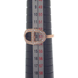 エルメス HERMES シェーヌ・ダンクル・コントゥール MM 13号 H122605B リング K18ピンクゴールド ダイヤモンド レディース【中古】【Aランク】