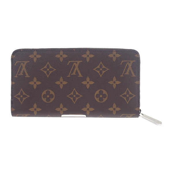 ルイヴィトン LOUIS VUITTON ジッピーウォレット 日本限定 M27029 モノグラム 長財布 シルバー レディース メンズ【中古】【Sランク】