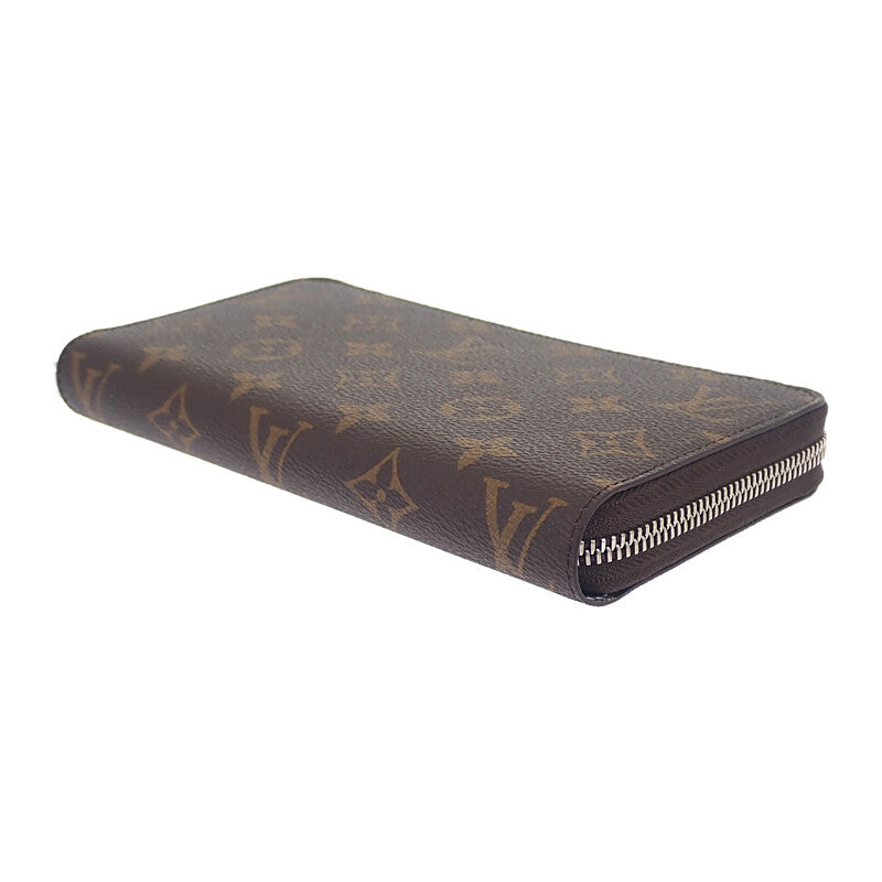ルイヴィトン LOUIS VUITTON ジッピーウォレット 日本限定 M27029 モノグラム 長財布 シルバー レディース メンズ【中古】【Sランク】