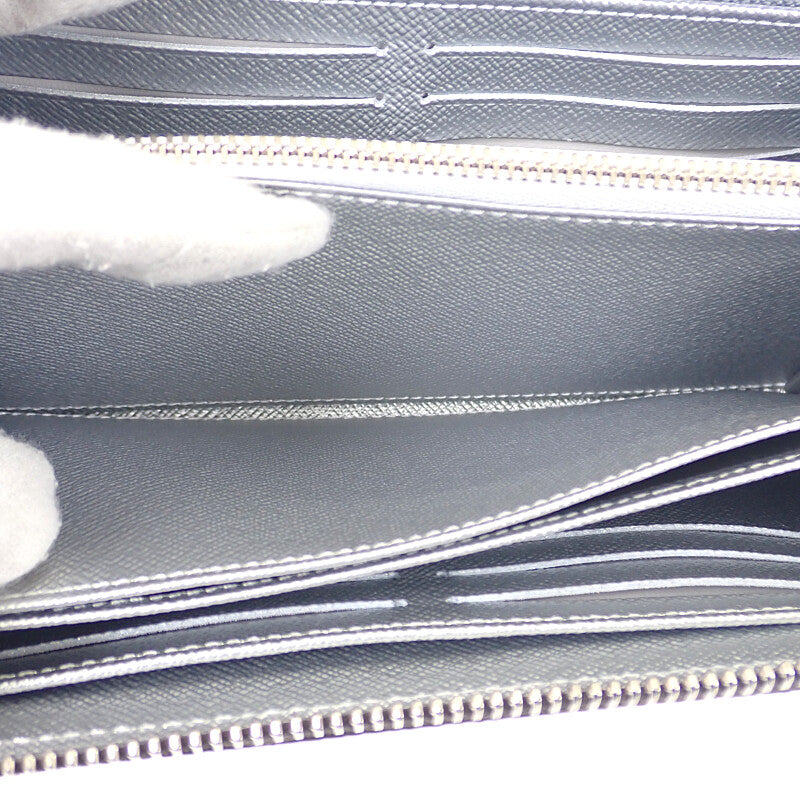 ルイヴィトン LOUIS VUITTON ジッピーウォレット 日本限定 M27029 モノグラム 長財布 シルバー レディース メンズ【中古】【Sランク】