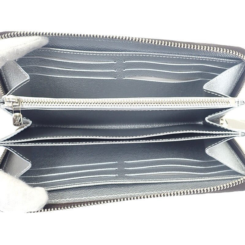 ルイヴィトン LOUIS VUITTON ジッピーウォレット 日本限定 M27029 モノグラム 長財布 シルバー レディース メンズ【中古】【Sランク】