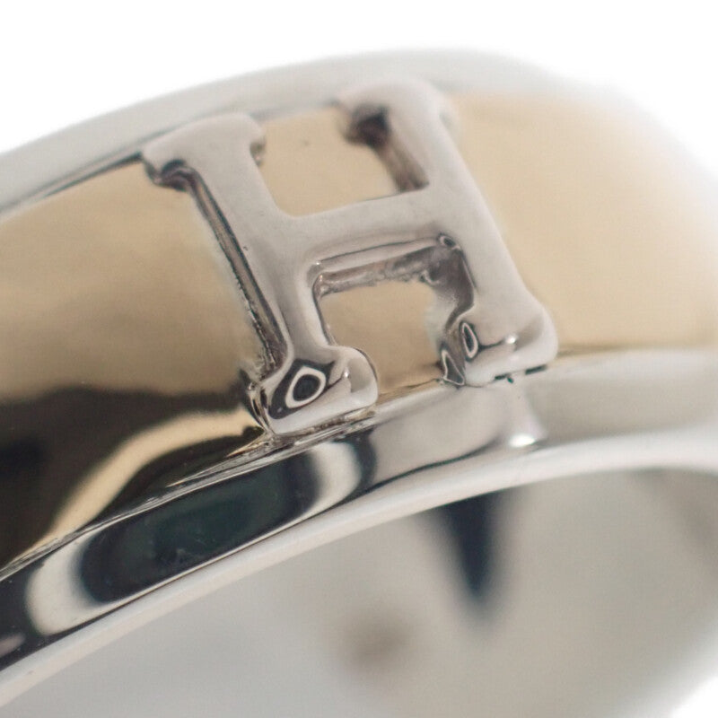 エルメス HERMES Hロゴ 15号 リング シルバー925 K18イエローゴールド レディース メンズ【中古】【Aランク】