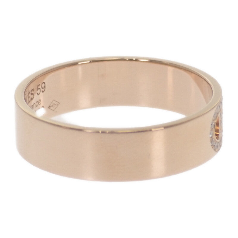 エルメス HERMES Hダンクル PM 19号 H115601B リング K18ピンクゴールド ダイヤモンド レディース【中古】【Aランク】