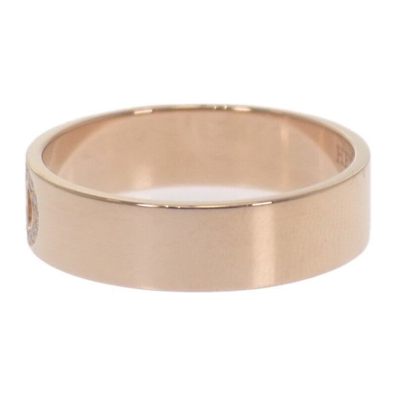 エルメス HERMES Hダンクル PM 19号 H115601B リング K18ピンクゴールド ダイヤモンド レディース【中古】【Aランク】