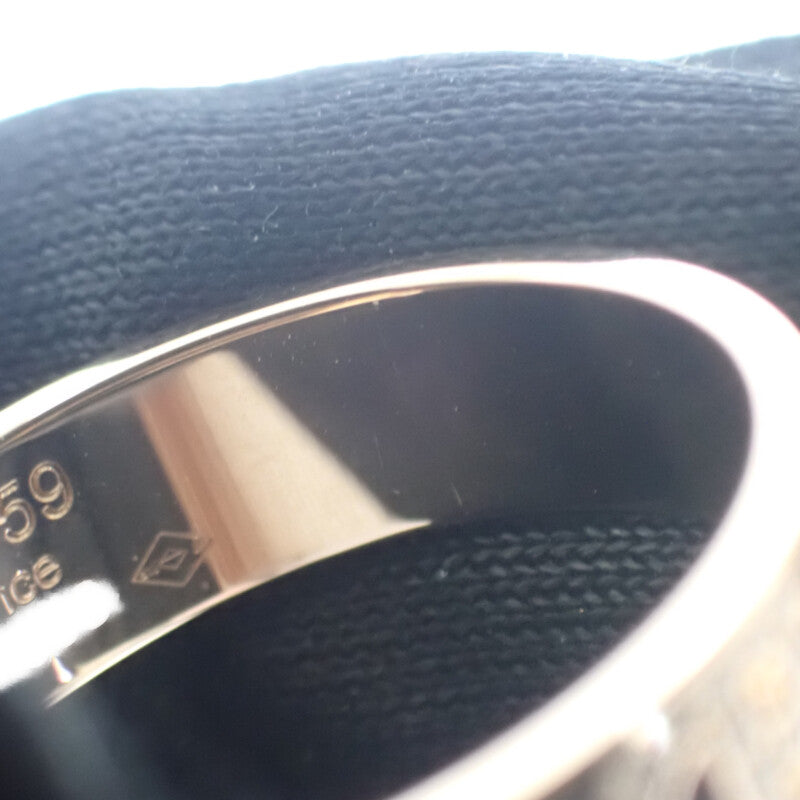 エルメス HERMES Hダンクル PM 19号 H115601B リング K18ピンクゴールド ダイヤモンド レディース【中古】【Aランク】