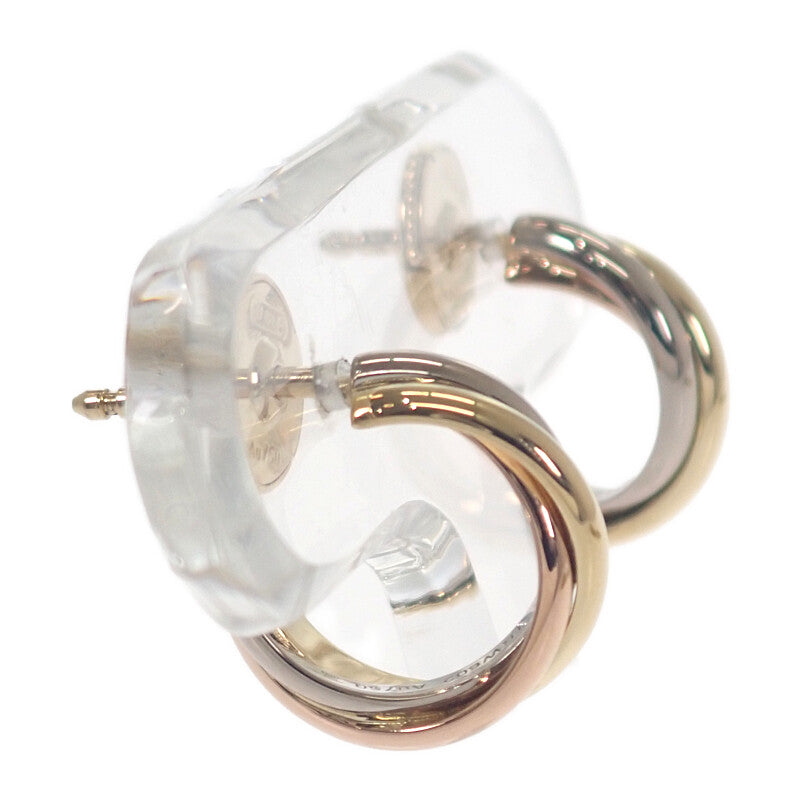 カルティエ CARTIER トリニティ イヤリング B8301540 ピアス K18イエローゴールド K18ピンクゴールド K18ホワイトゴールド レディース【中古】【Aランク】