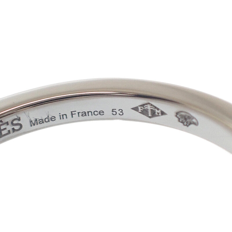 エルメス HERMES シェーヌ・ダンクル・コントゥール MM 13号 H122605B リング K18ホワイトゴールド K18WG ダイヤモンド レディース【中古】【Aランク】
