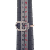 エルメス HERMES シェーヌ・ダンクル・コントゥール MM 13号 H122605B リング K18ホワイトゴールド K18WG ダイヤモンド レディース【中古】【Aランク】