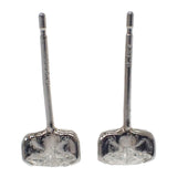 デザインジュエリー ハートシェイプ ピアス Pt900プラチナ ダイヤモンド レディース【中古】【Aランク】