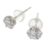 デザインジュエリー 1粒ダイヤ スタッドピアス ピアス Pt900プラチナ ダイヤモンド レディース【中古】【Aランク】