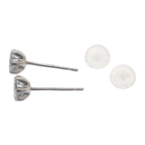 デザインジュエリー 1粒ダイヤ スタッドピアス ピアス Pt900プラチナ ダイヤモンド レディース【中古】【Aランク】