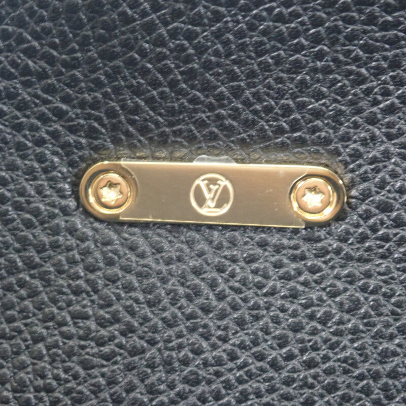 ルイヴィトン LOUIS VUITTON ナノマドレーヌ M12144 2WAYバッグ ハンドバッグ ショルダーバッグ モノグラムアンプラント ブラック ゴールド金具 レディース【中古】【Aランク】