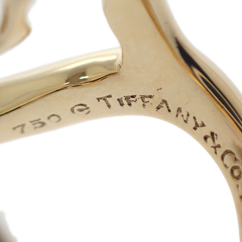 ティファニー TIFFANY&Co. エルサ ペレッティ オープンハート 9号 リング K18イエローゴールド レディース【中古】【Aランク】