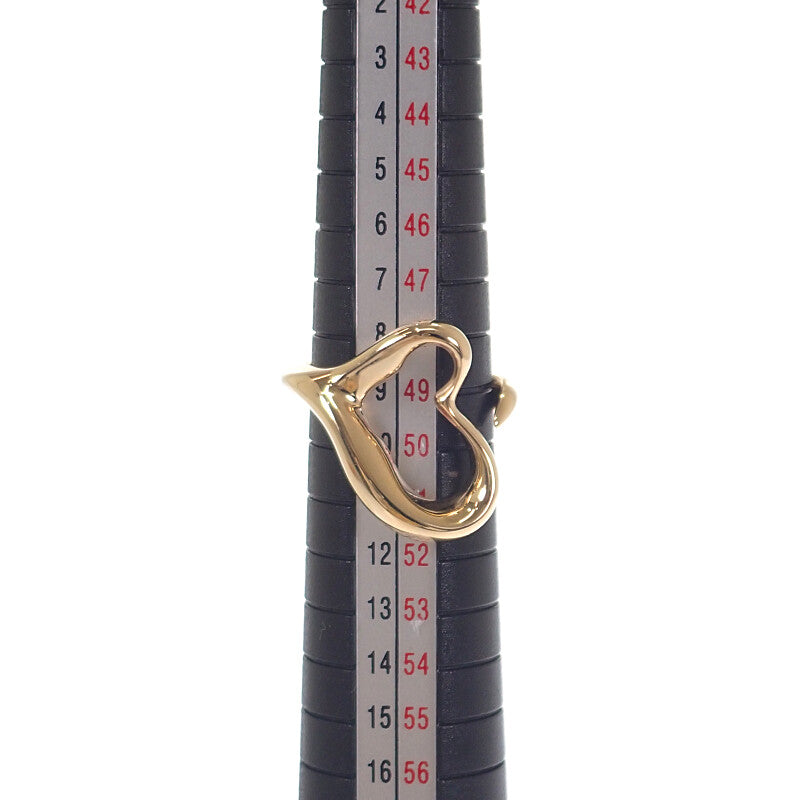 ティファニー TIFFANY&Co. エルサ ペレッティ オープンハート 9号 リング K18イエローゴールド レディース【中古】【Aランク】