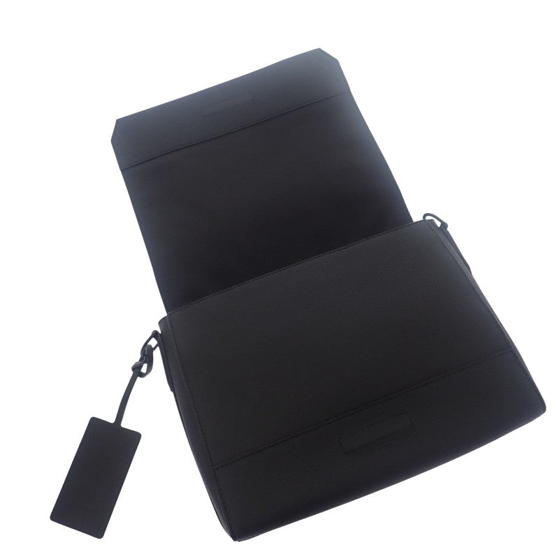 ルイヴィトン LOUIS VUITTON テイクオフ メッセンジャー M57080 ショルダーバッグ カーフ ブラック メンズ【中古】【Aランク】