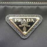 プラダ PRADA デュエットバケット Re-Nylon 1BH038 2WAYバッグ ナイロン ブラック ゴールド金具 レディース【中古】【Aランク】