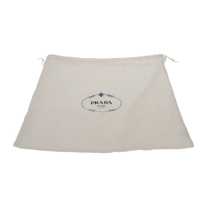 プラダ PRADA デュエットバケット Re-Nylon 1BH038 2WAYバッグ ナイロン ブラック ゴールド金具 レディース【中古】【Aランク】