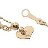 三日月モチーフ ネックレス K18イエローゴールド ダイヤモンド レディース【中古】【Aランク】