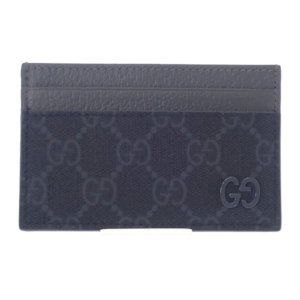 グッチ GUCCI バイカラーGG 768248 FACQC 1048 カードケース GGスプリームキャンバス ブラック メンズ レディース【中古】【Aランク】