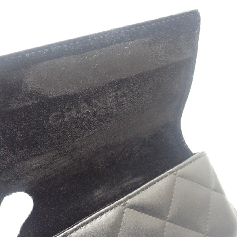 シャネル CHANEL PANTOS SUNGLASSES 5448-A サングラス プラスチック ブラック グレー シルバー金具 レディース【中古】【Aランク】