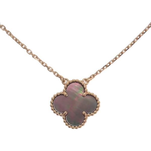 ヴァンクリーフ＆アーペル Van Cleef & Arpels ヴィンテージアルハンブラ VCARP4KK00 ネックレス K18ピンクゴールド グレーマザーオブパール レディース【中古】【Aランク】
