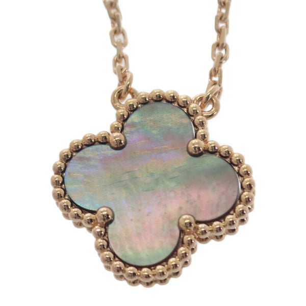 ヴァンクリーフ＆アーペル Van Cleef & Arpels ヴィンテージアルハンブラ VCARP4KK00 ネックレス K18ピンクゴールド グレーマザーオブパール レディース【中古】【Aランク】