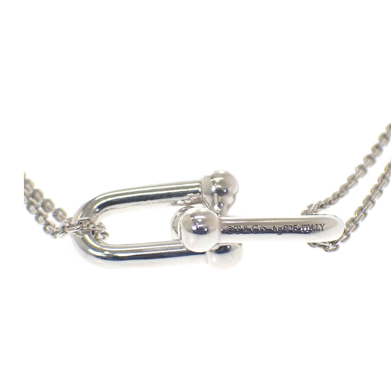 Tiffany & Co. Large Double Link Pendant 63104337 Necklace Silver 925 Women's Men's [Used] [A Rank]