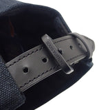 ルイヴィトン LOUIS VUITTON アエログラム M77125 キャップ コットン レザー キュプラ ブラック メンズ【中古】【Aランク】