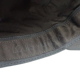 ルイヴィトン LOUIS VUITTON アエログラム M77125 キャップ コットン レザー キュプラ ブラック メンズ【中古】【Aランク】