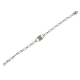 ティファニー TIFFANY&Co. スモール ダブル ロック 73248752 ブレスレット シルバー925 レディース メンズ【中古】【ABランク】