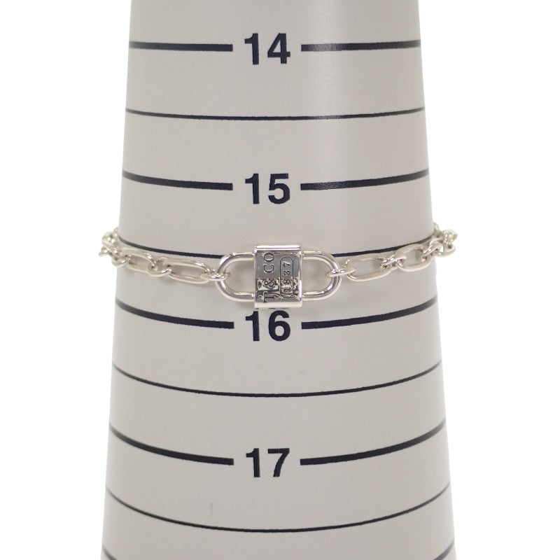 ティファニー TIFFANY&Co. スモール ダブル ロック 73248752 ブレスレット シルバー925 レディース メンズ【中古】【ABランク】