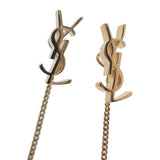 サンローラン SAINT LAURENT カサンドラ スレッダーイヤリング 618031Y15008030 ピアス メタル ゴールド レディース【中古】【ABランク】