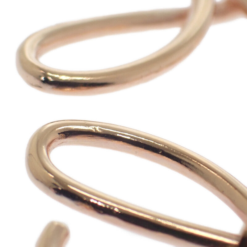 ロエベ LOEWE アナグラム 111.27.027 ブローチ メタル ピンク ローズゴールド レディース【中古】【ABランク】