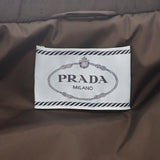 プラダ PRADA Re-Nylon 40 291998_S212_11FC ダウンベスト ナイロン ブラック シルバー金具 レディース【中古】【Aランク】