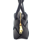 ボッテガヴェネタ BOTTEGA VENETA ミニ カセット カメラバッグ 701915 VCQC2 8425 ショルダーバッグ カーフ ブラック ゴールド金具 レディース メンズ【中古】【Aランク】